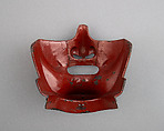 Half Mask (Menpō), Iron, lacquer, Japanese